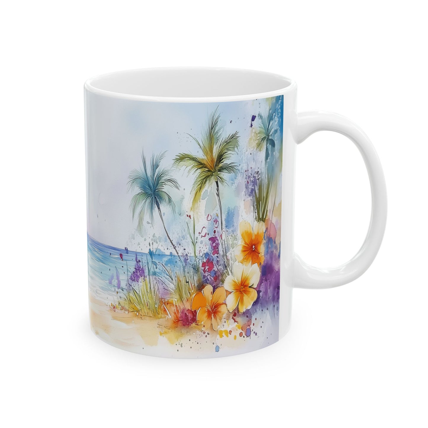 Mug - Tropical Flavor Ceramic Mug (11oz, 15oz)