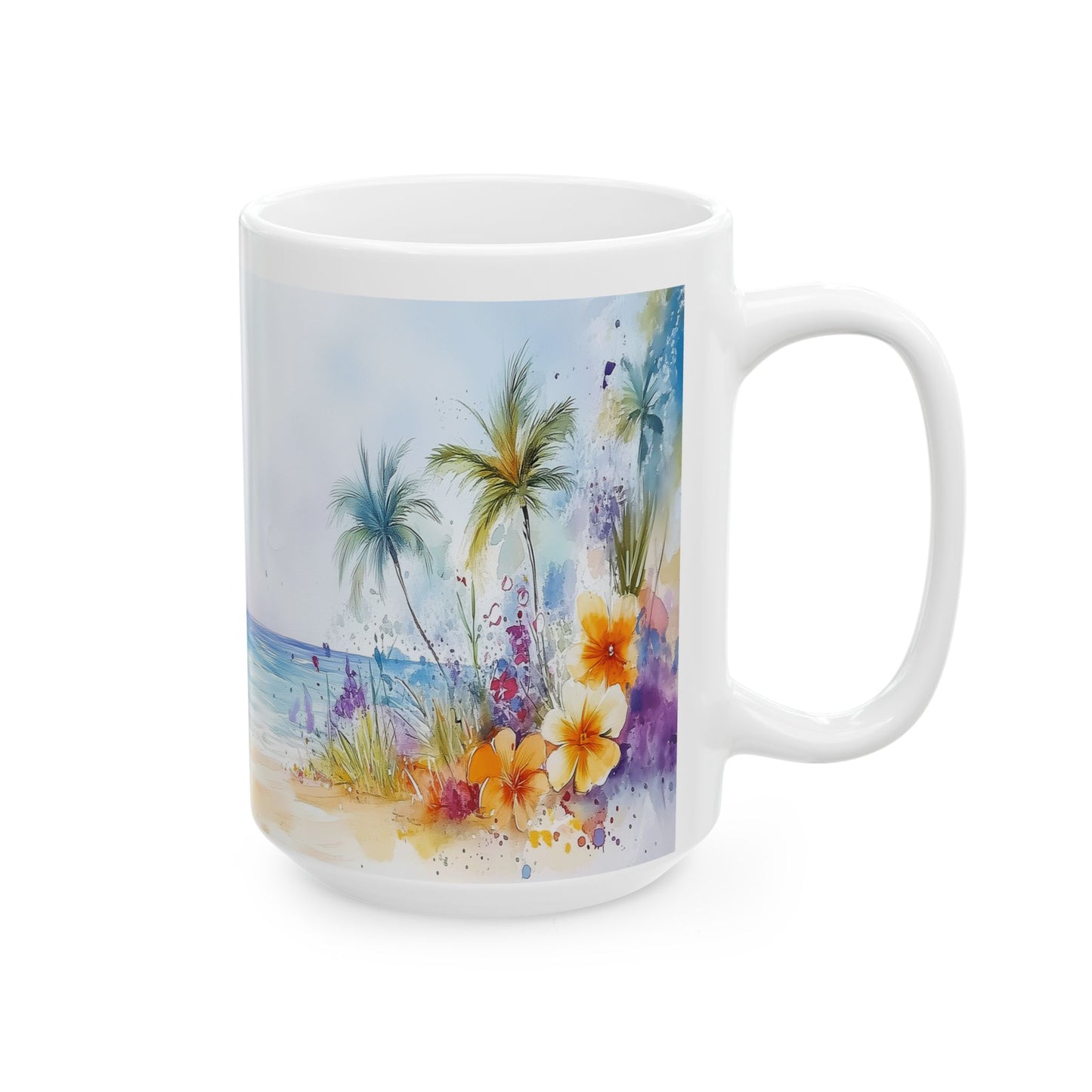 Mug - Tropical Flavor Ceramic Mug (11oz, 15oz)