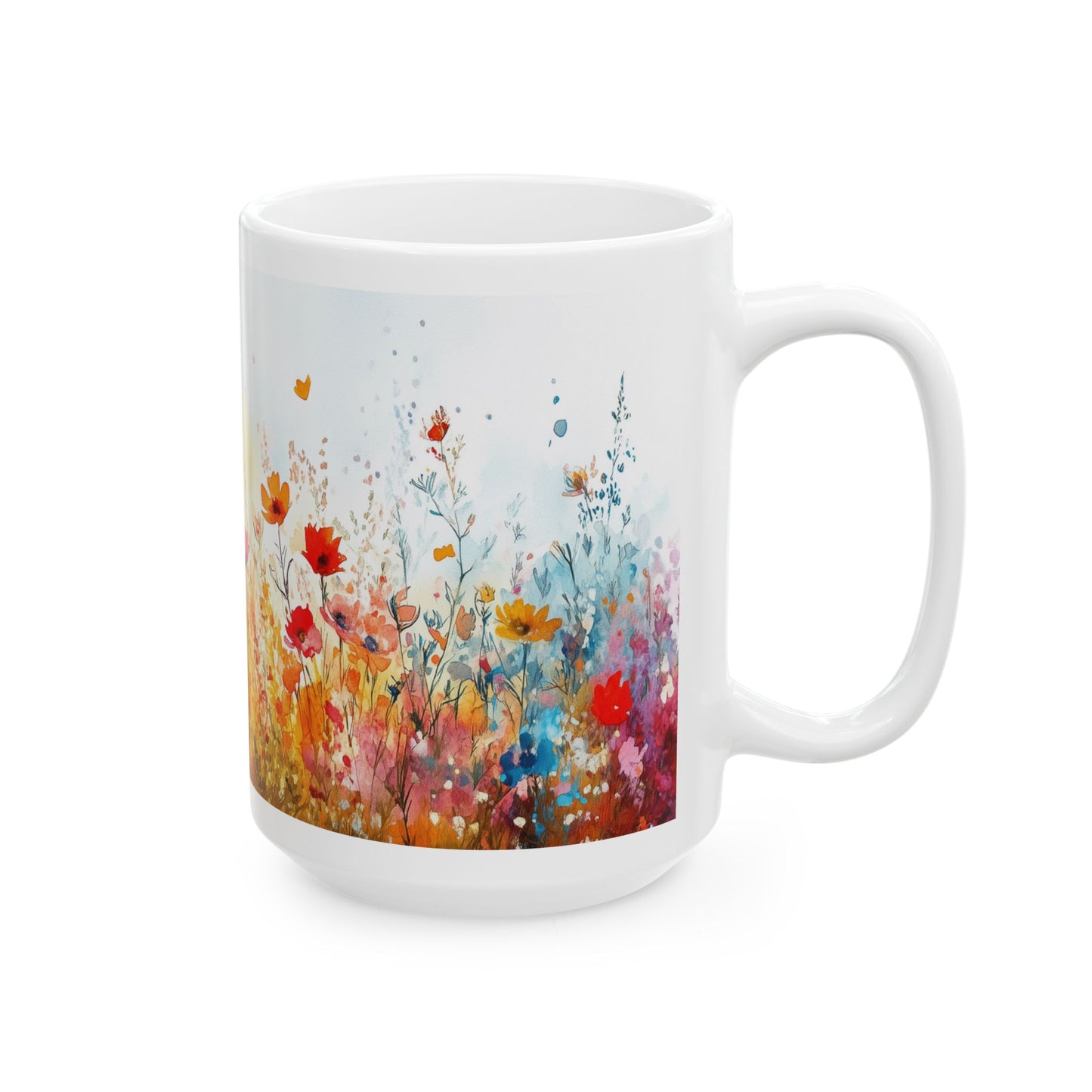 Mug - Floral Flavor Ceramic Mug