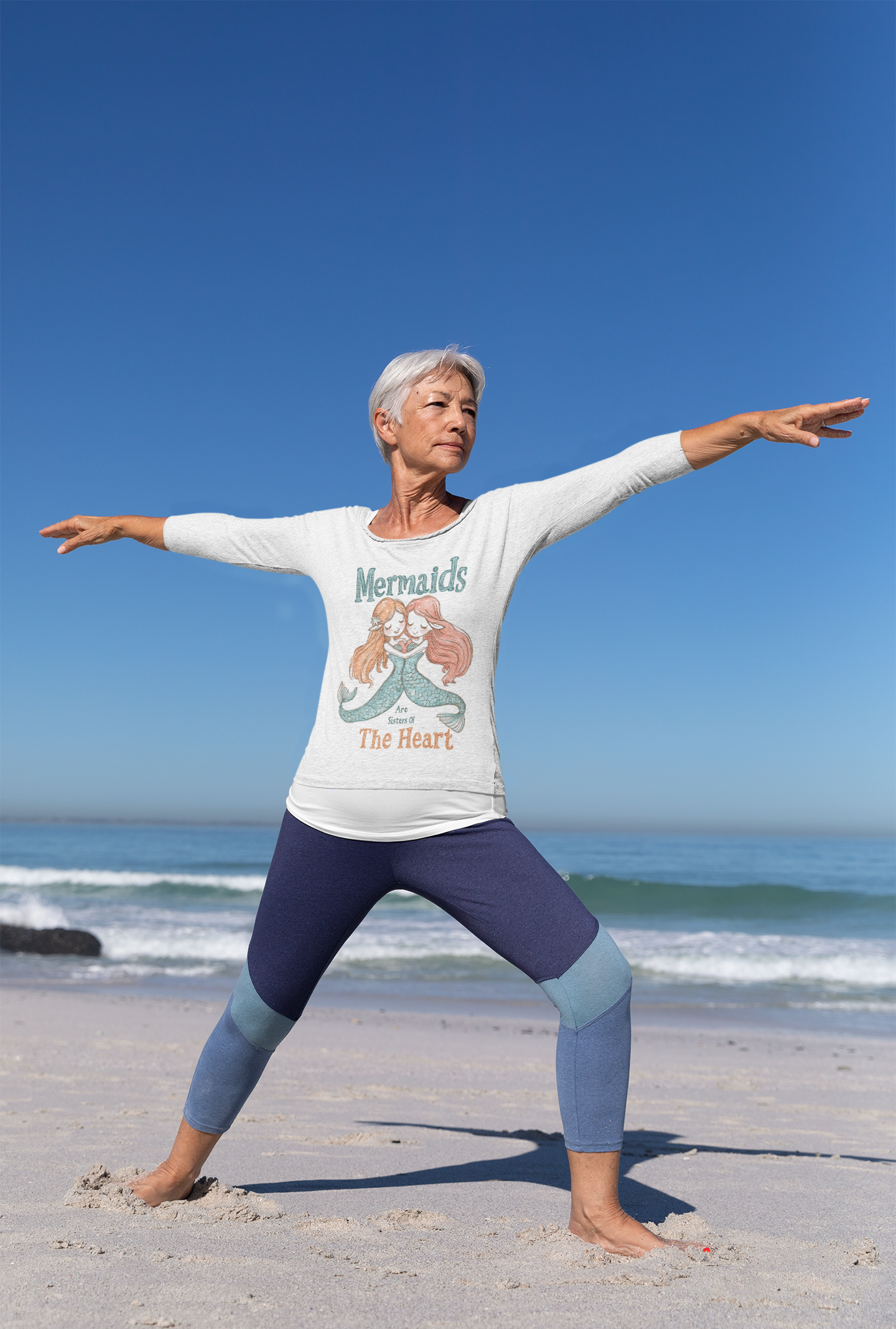 Confortable, les sirènes sont sœurs du cœur - T-shirt à manches longues