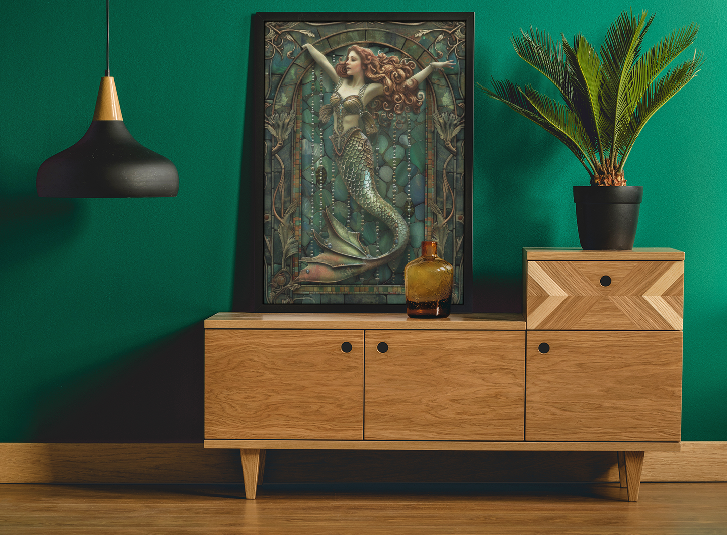 Timeless Elegance: The Pearl-Draped Mermaid