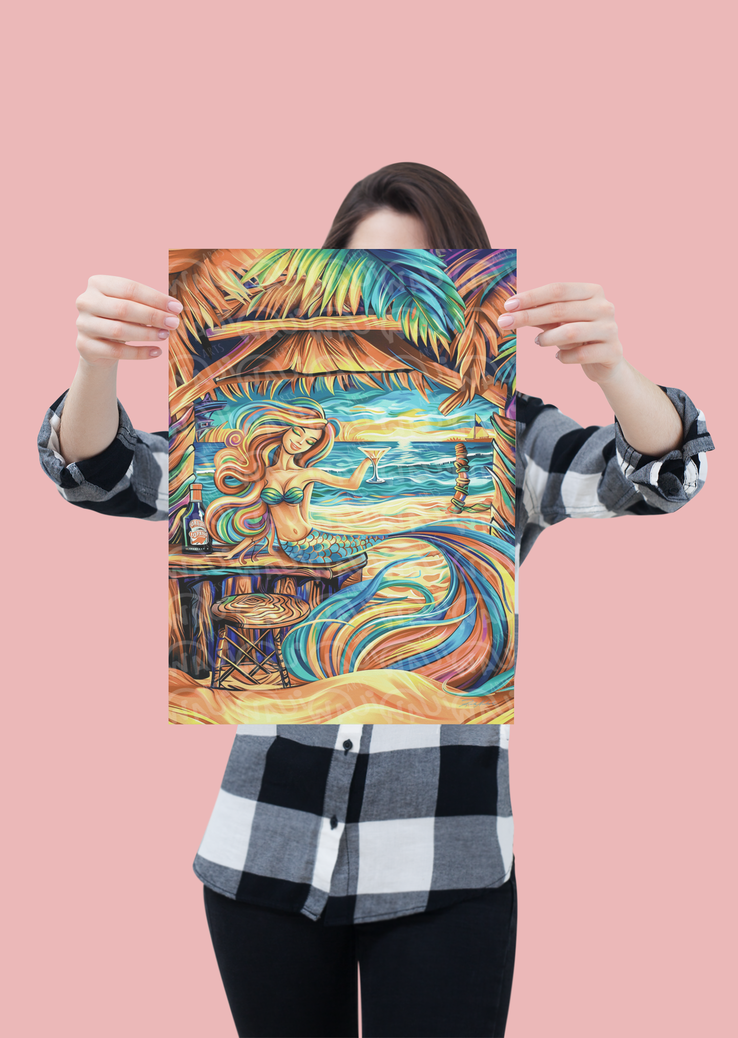 Mermaid Hookup Bar Poster