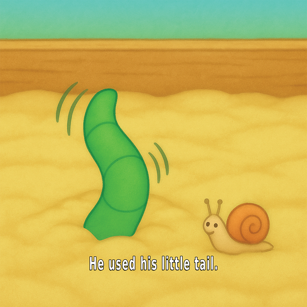 Little Wally Wiggle Worm Finds A Friend
