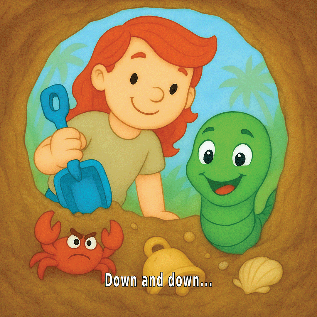 Little Wally Wiggle Worm Finds A Friend