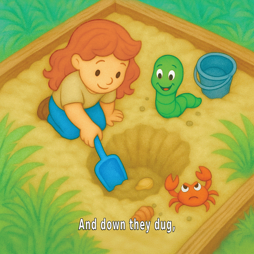 Little Wally Wiggle Worm Finds A Friend