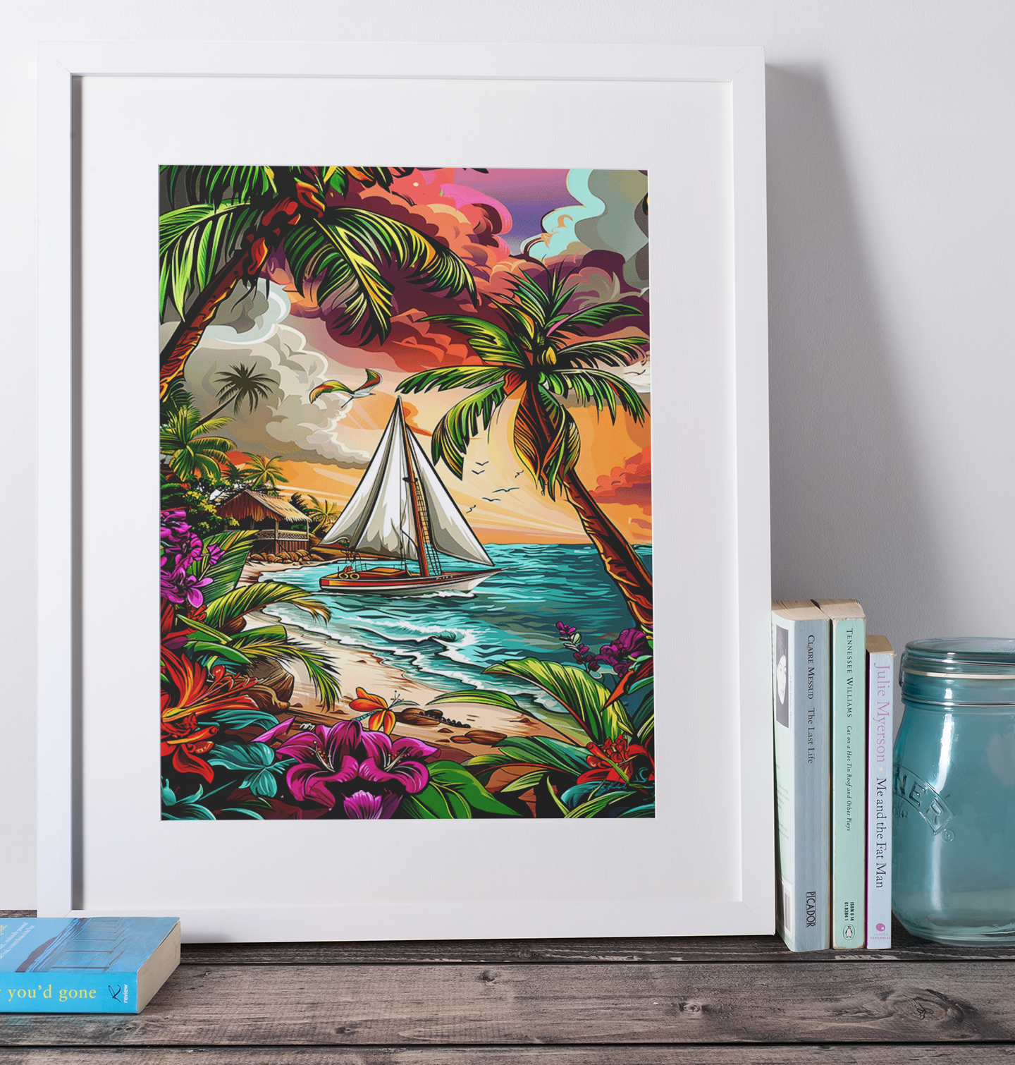 Sailboat Paradise - Poster