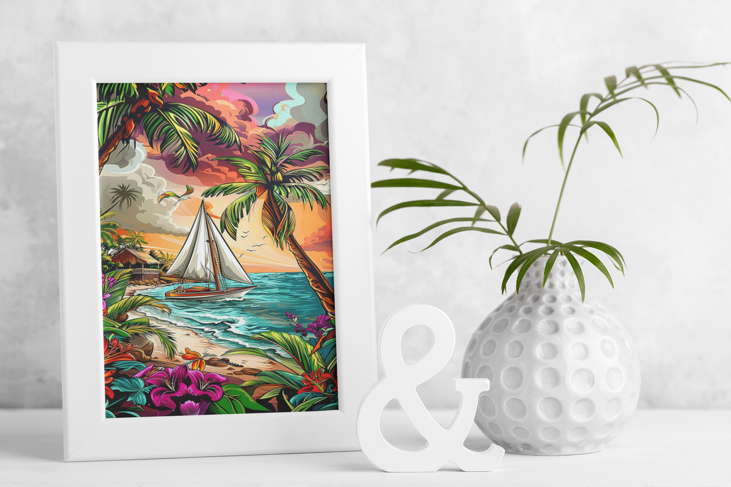 Sailboat Paradise - Poster