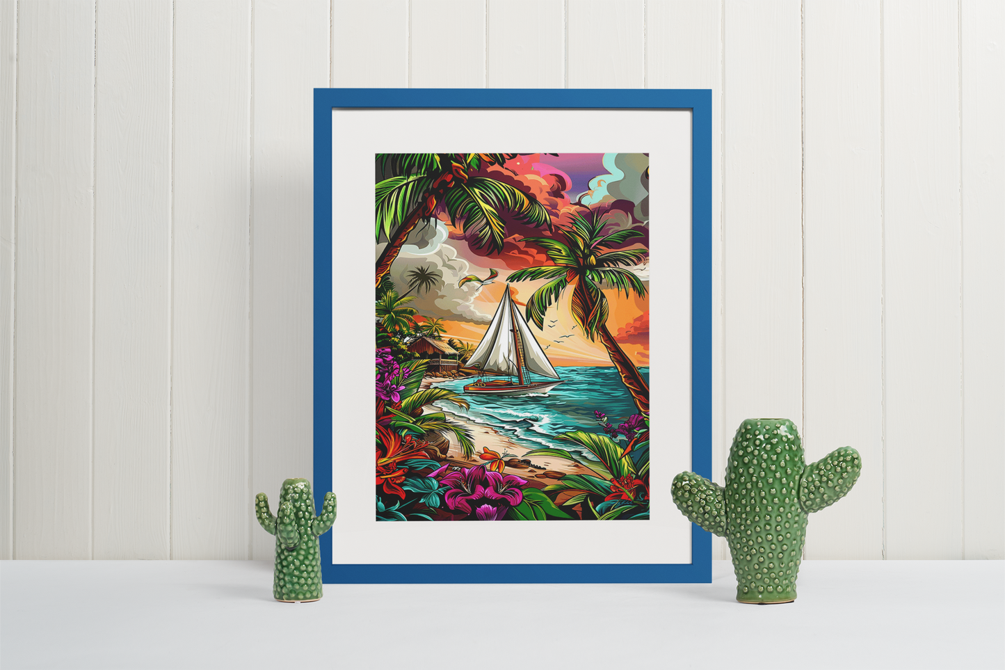 Sailboat Paradise - Poster